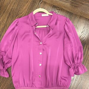 Ramy Brook Vibrant Pink / Purple Bodysuit